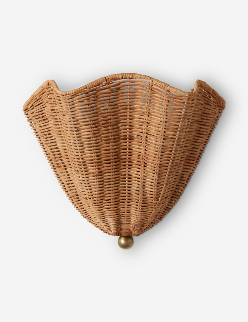 Oda Woven Rattan Sconce