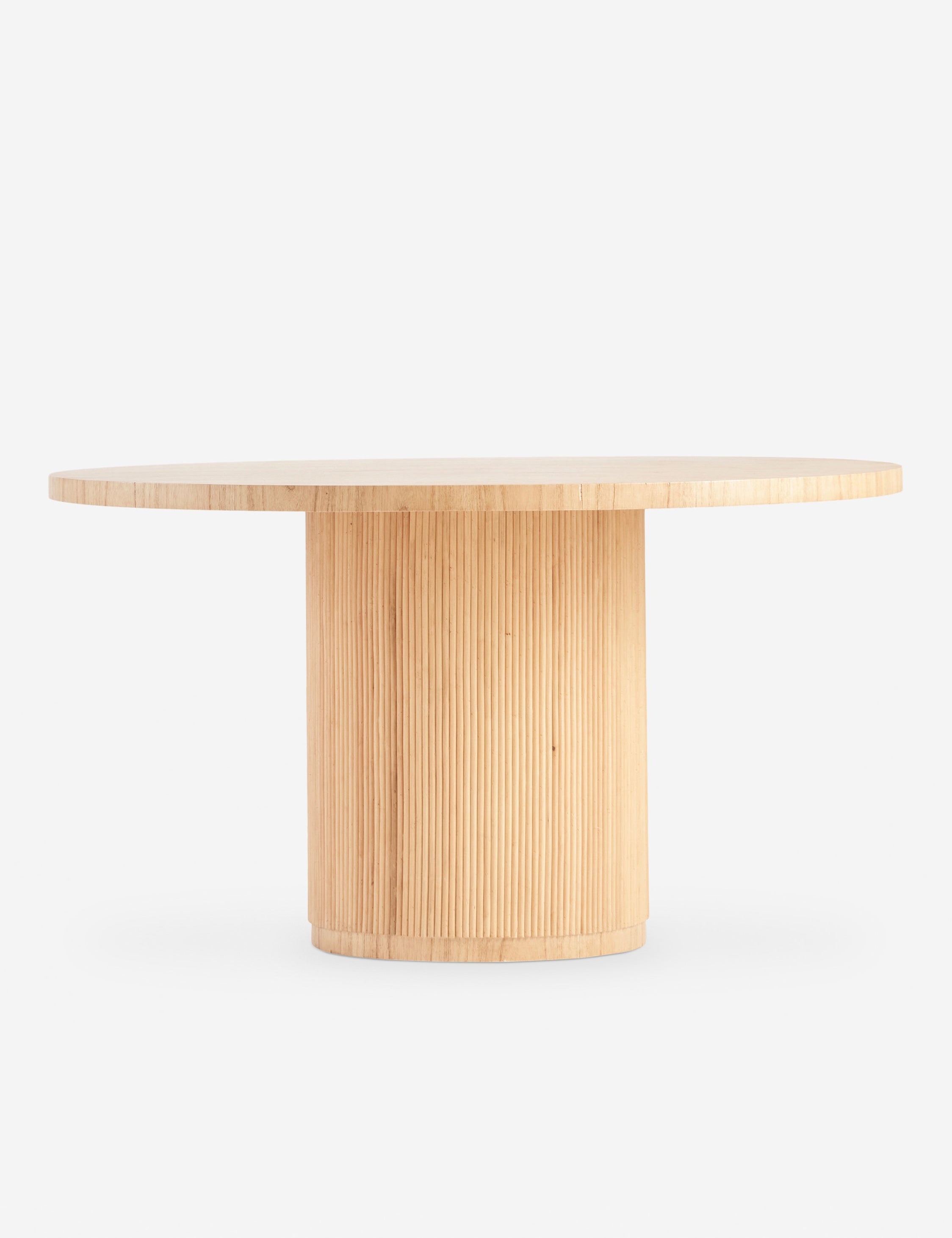 Open Box: Elvia Round Dining Table, Natural