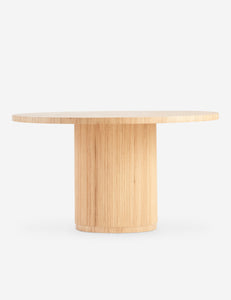 Open Box: Elvia Round Dining Table, Natural