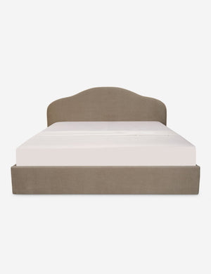 Open Box: Shara Storage Bed, Taupe Queen