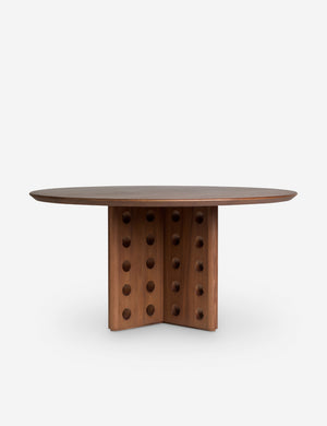 Open Box: Reika Round Dining Table, Chestnut by Sarah Sherman Samuel