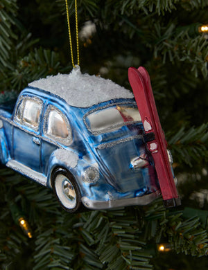 Retro Cruisers Glass Ornaments (Set of 4)