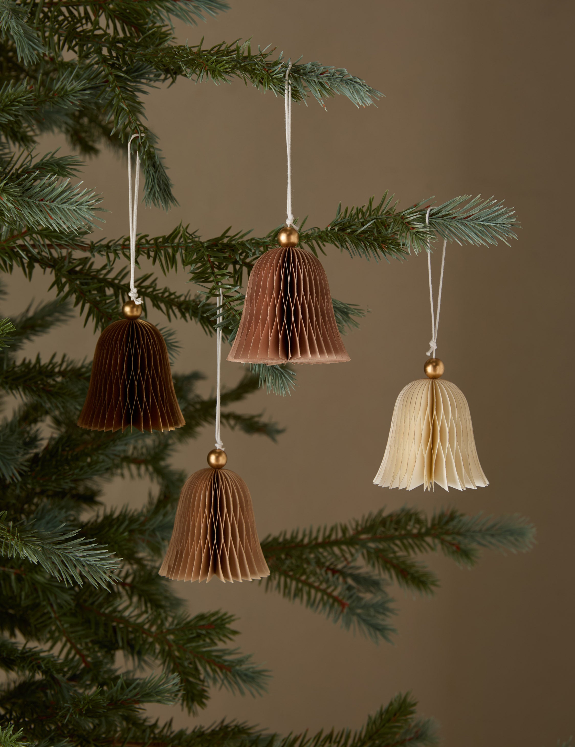 Revel Paper Bell Ornaments (Set of 4)