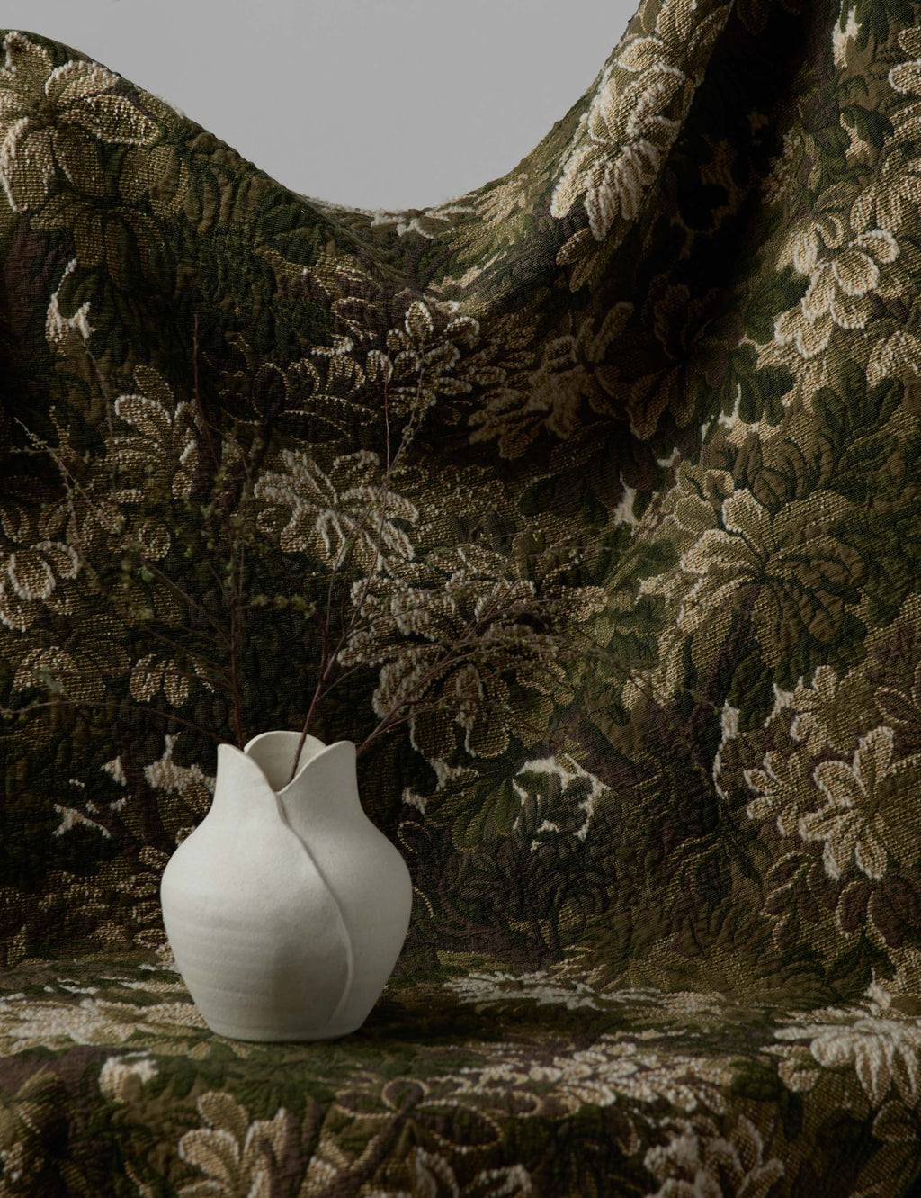 Ridge Edge Cotton-Blend Fabric by Scalamandre