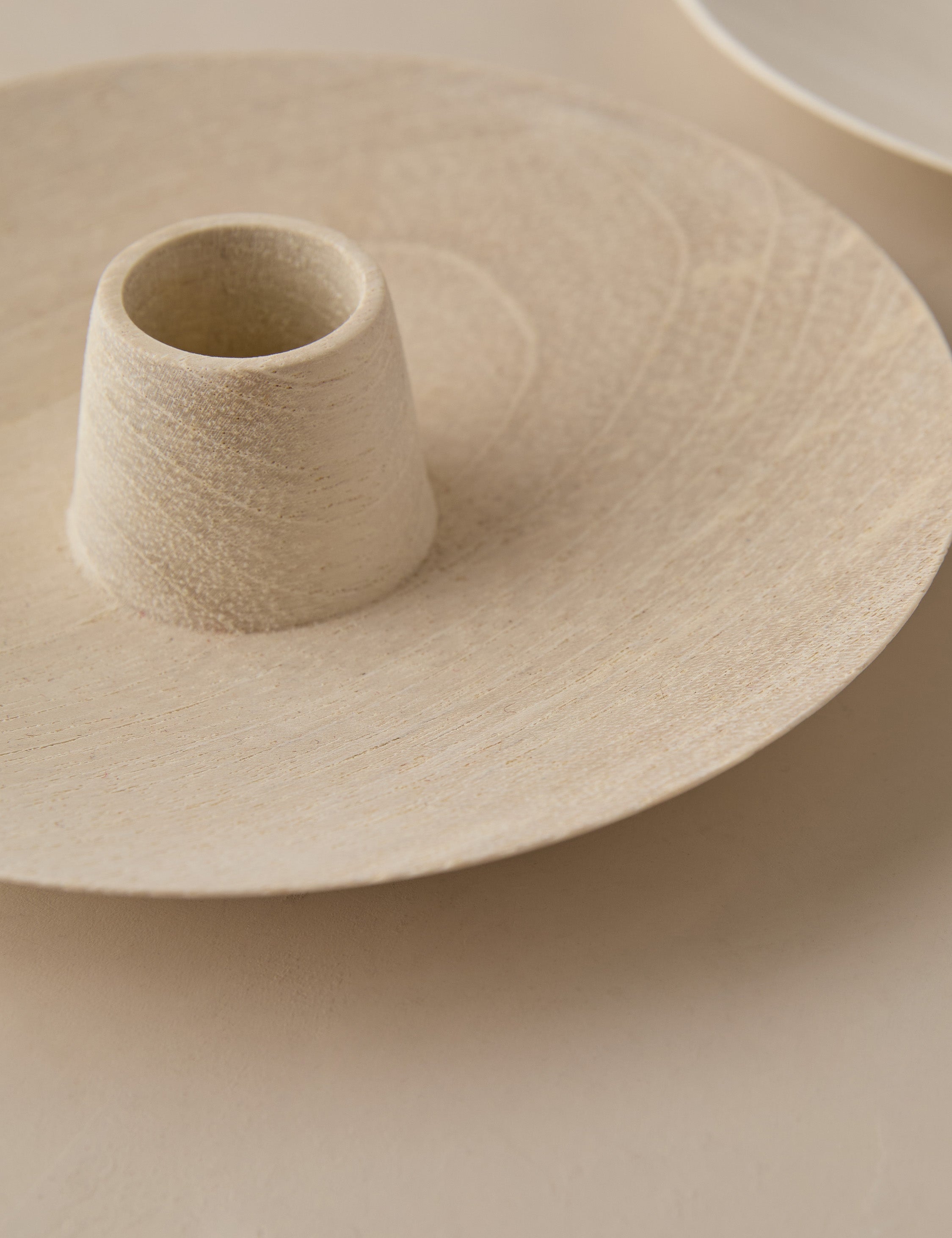 Itza Wood Taper Candle Holders - Thumbnail 4