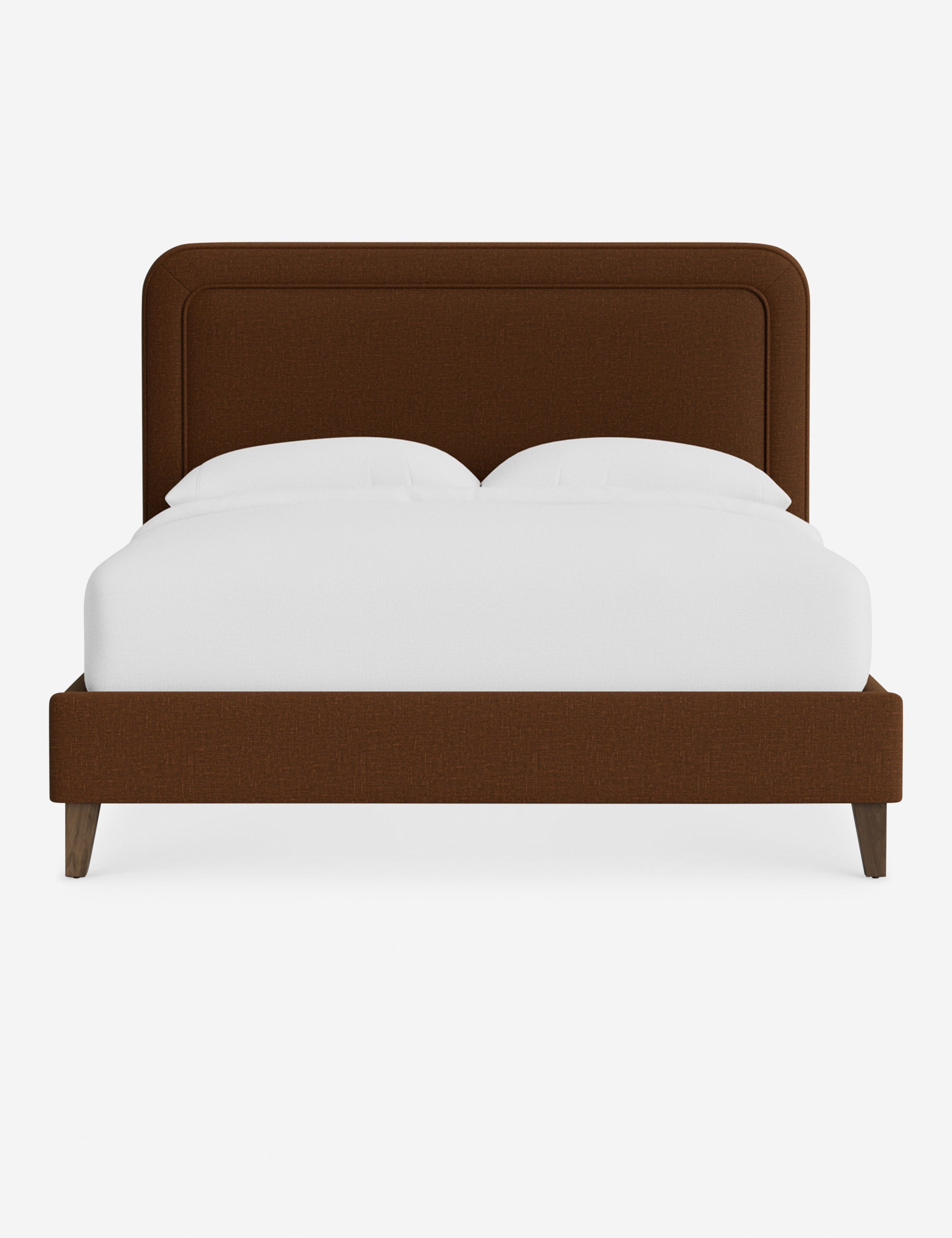 #color::chocolate-performance-linen #size::queen #leg-finish::chestnut