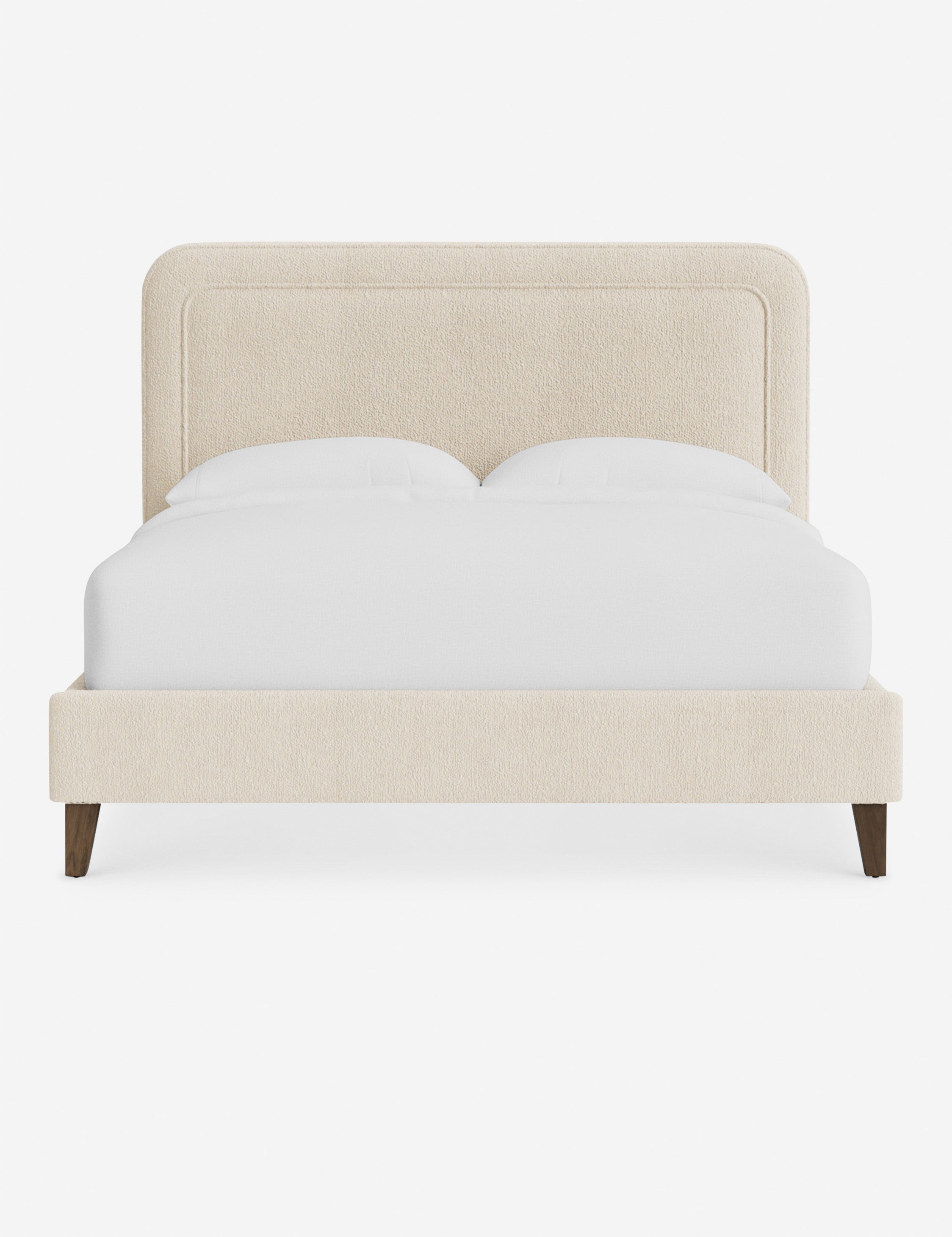 #color::ivory-modern-boucle #size::queen #leg-finish::chestnut