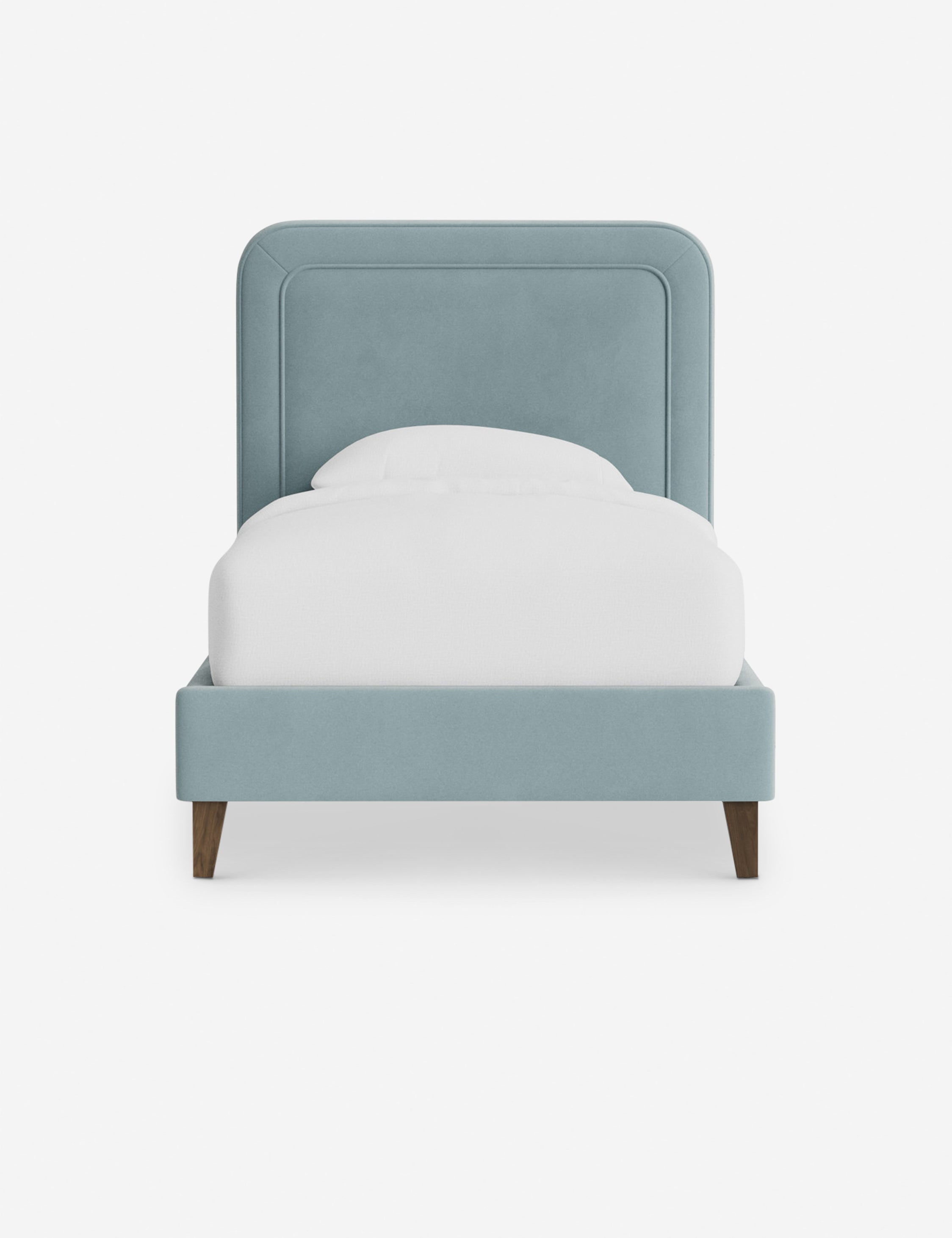 #color::sky-blue-classic-velvet #size::twin #leg-finish::chestnut