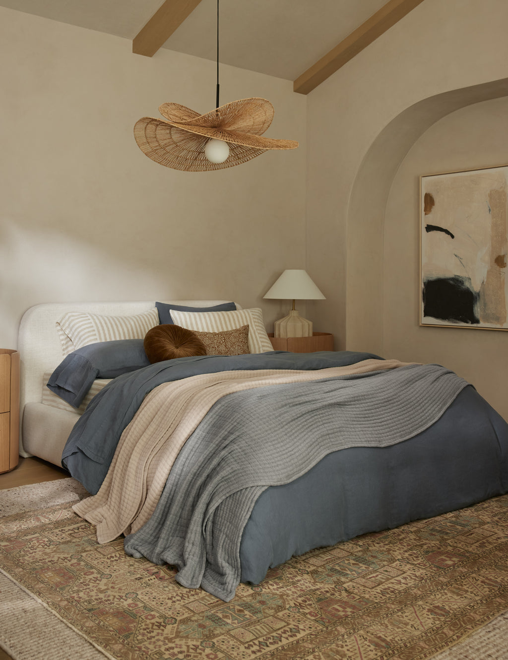 Melia European Flax Linen® Duvet Cover Full/Queen