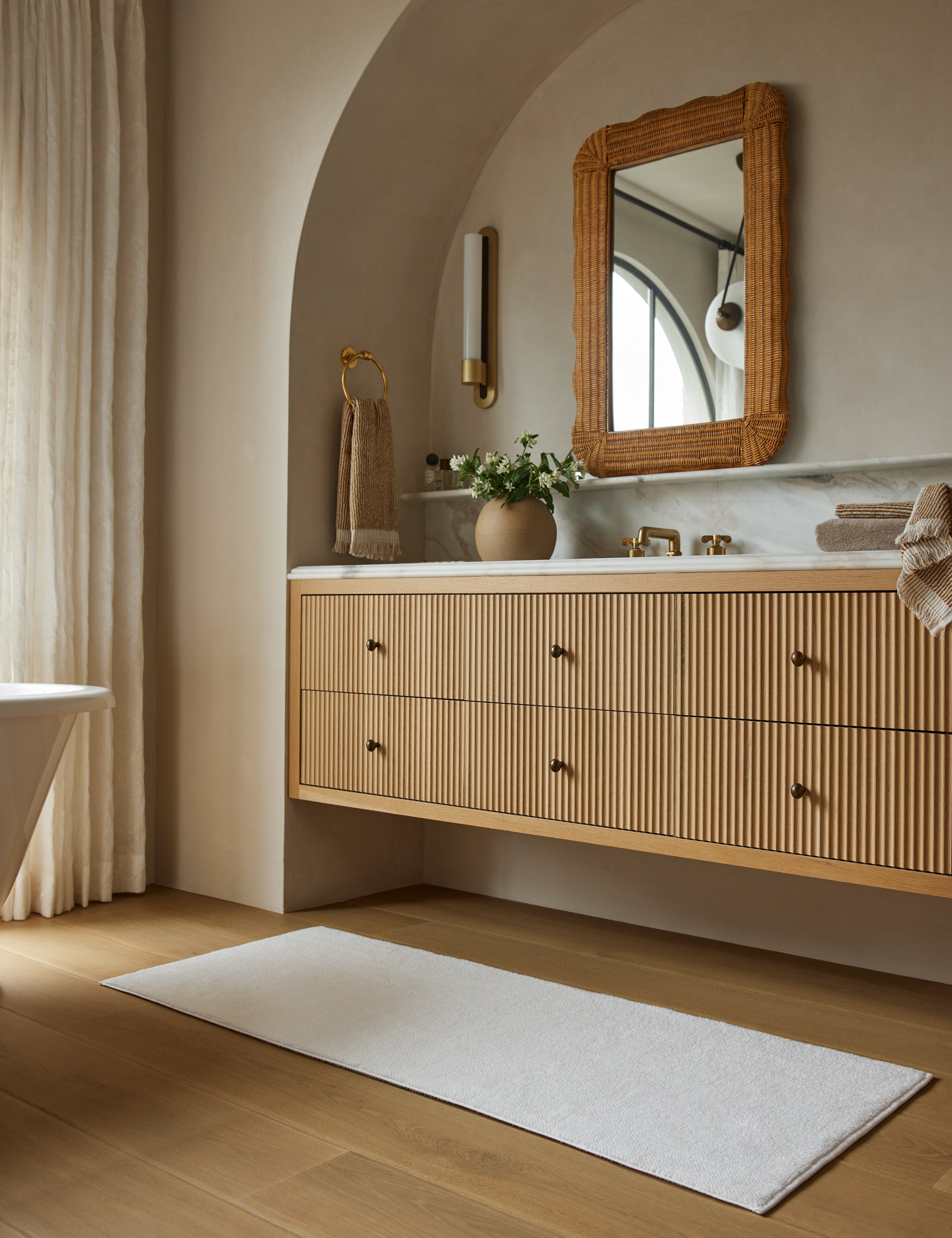 Nell Organic Cotton Bath Mat