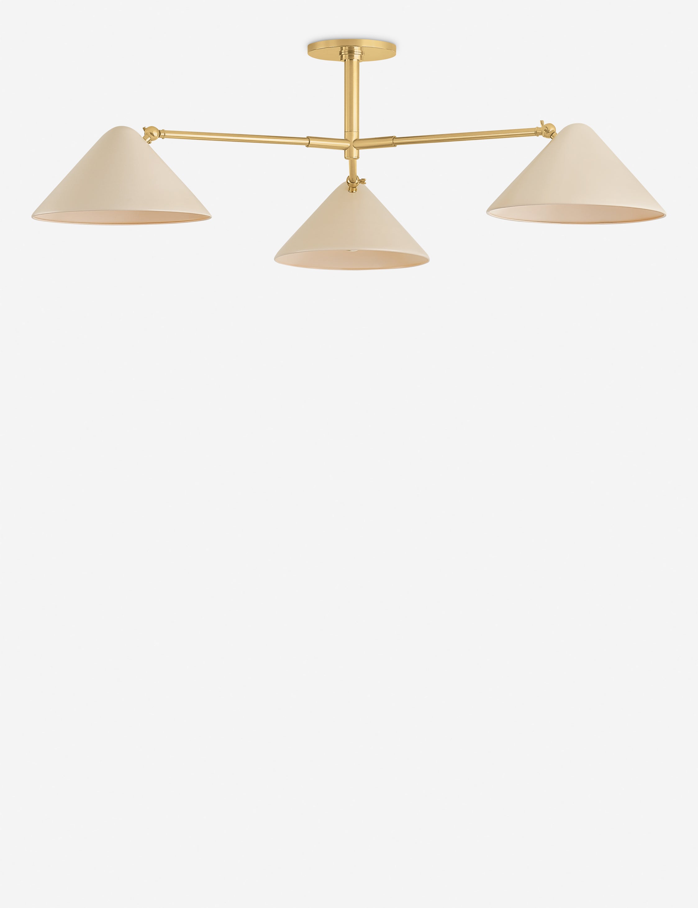 Citrine Semi-Flush Mount Light - Thumbnail 2