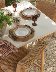 Tara Melamine Dinnerware (12-Piece Set)