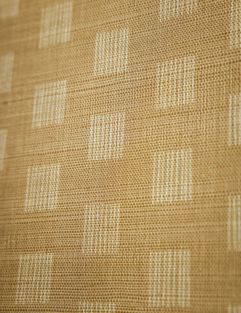 #color::natural | Close up view of the pattern of the Sand Dune Grasscloth Wallpaper by Élan Byrd.