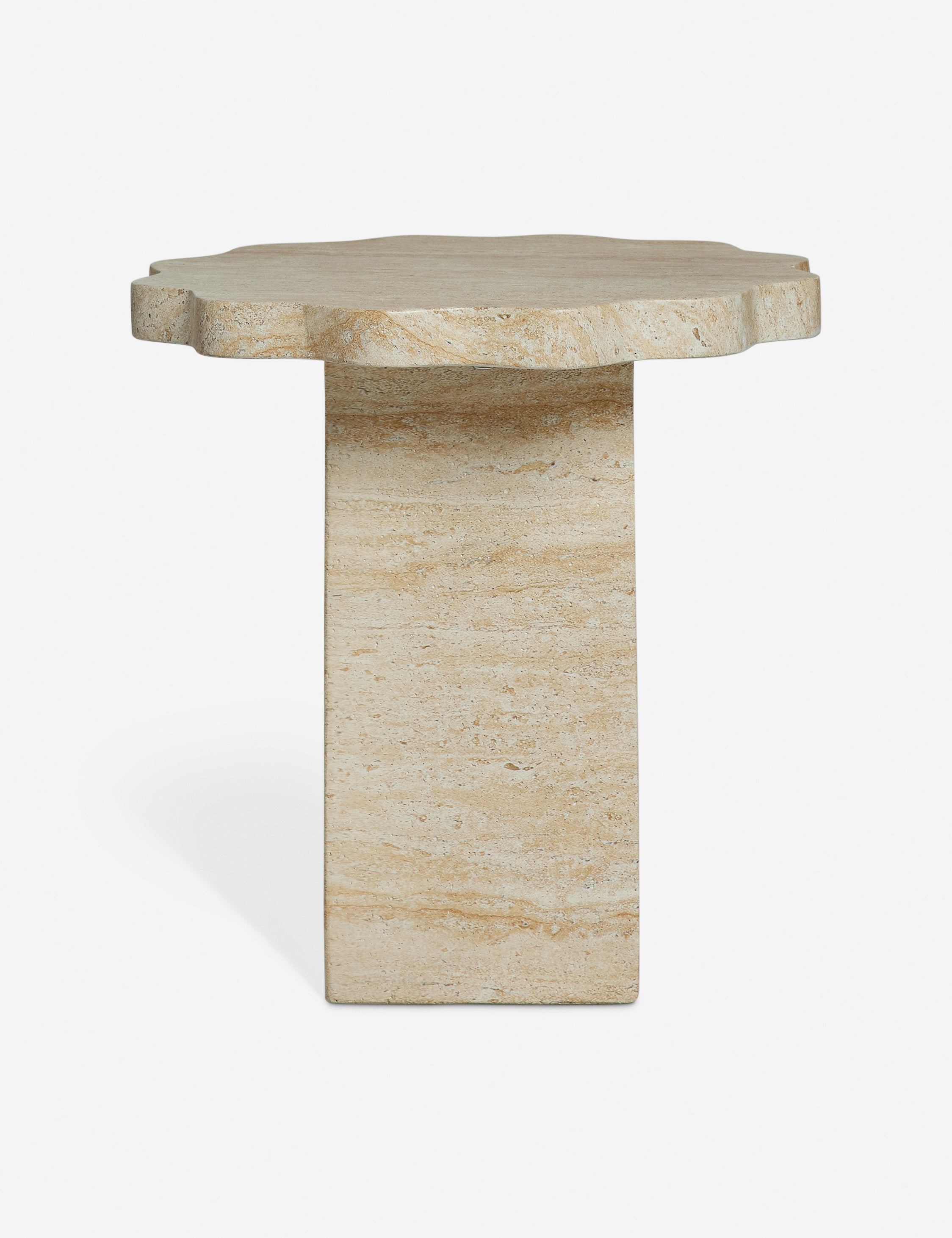 Sarah Sherman Samuel Scalloped Side Table - Thumbnail 2