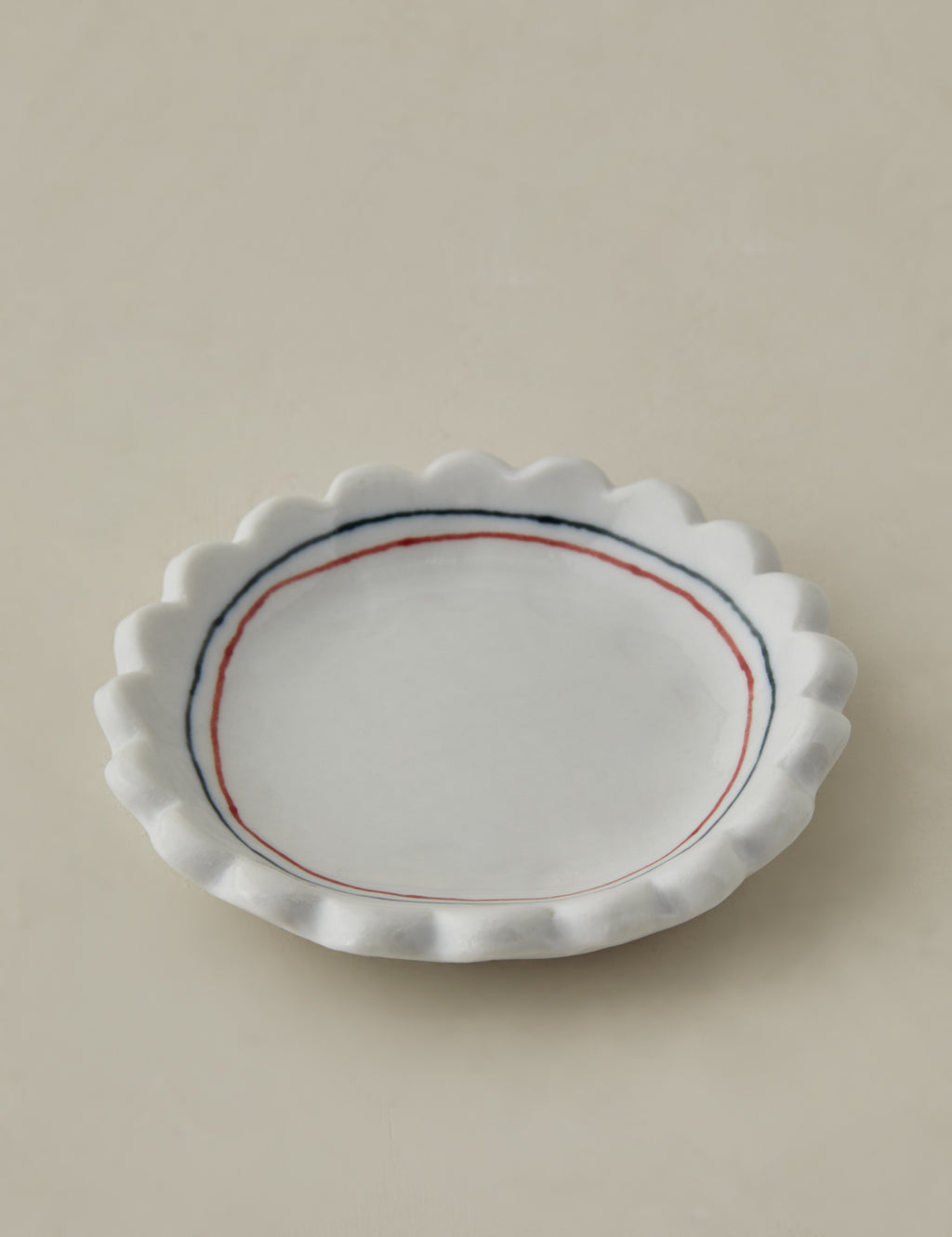 Scalloped Salt Dish