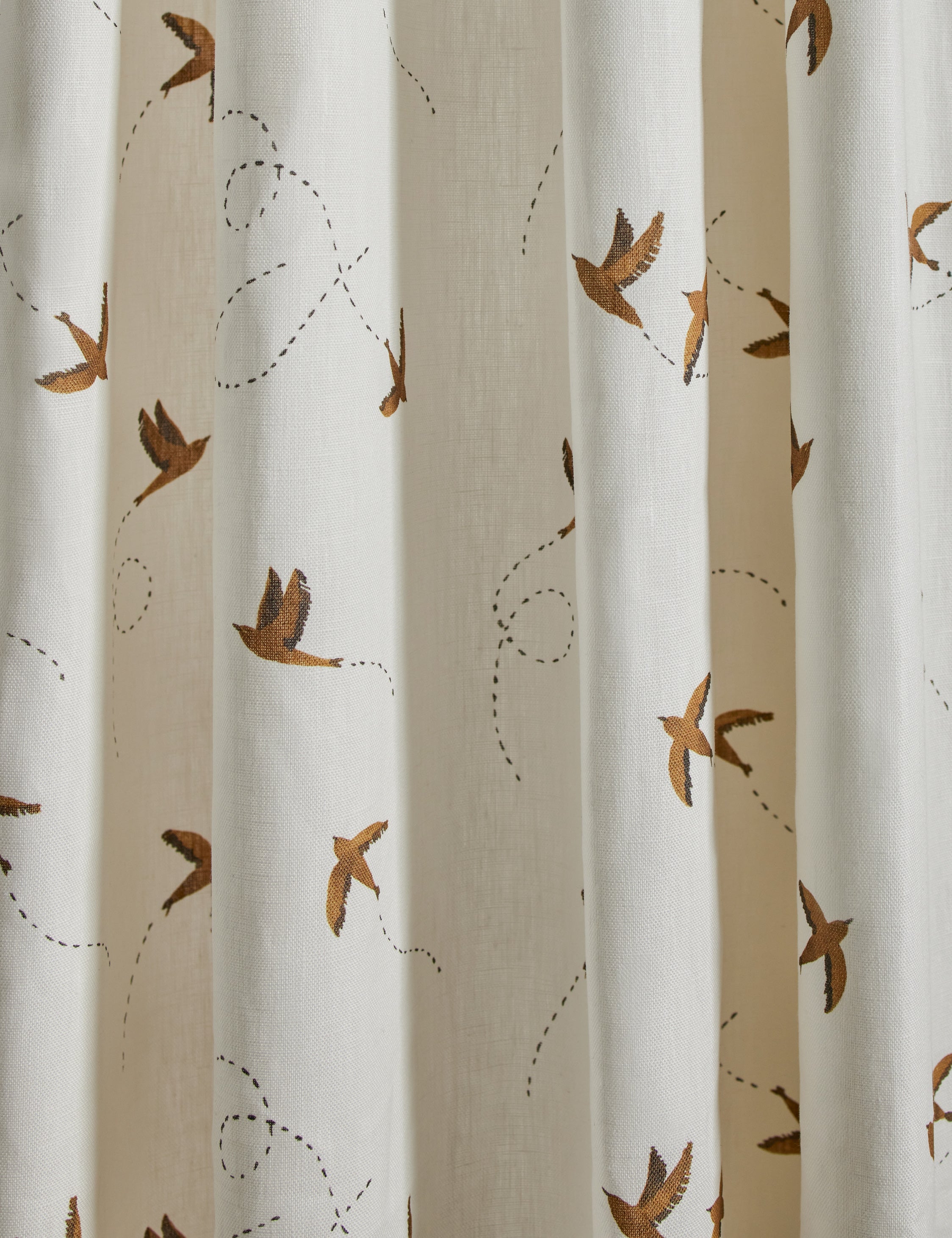 Sparrow Linen Curtain Panel by Rylee + Cru