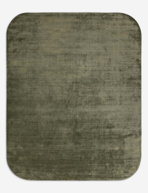 Sutton Hand-Loomed Rug Swatch by Aimee Song, Deep Sage