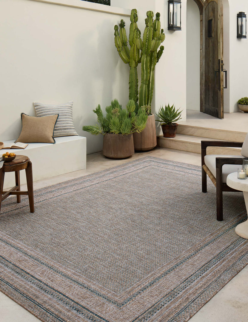 unoa Tende. size M マーブル　ロングスリーブ Topanga III Indoor / Outdoor Rug by Amber Lewis x Loloi