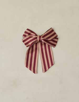 Talcott Striped Wreath Bow