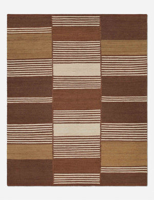 Tamarisk Flatweave Jute Rug Swatch by Elan Byrd, Camel