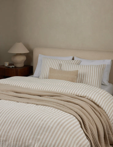 Thayer Striped European Flax Linen® Bedding Collection