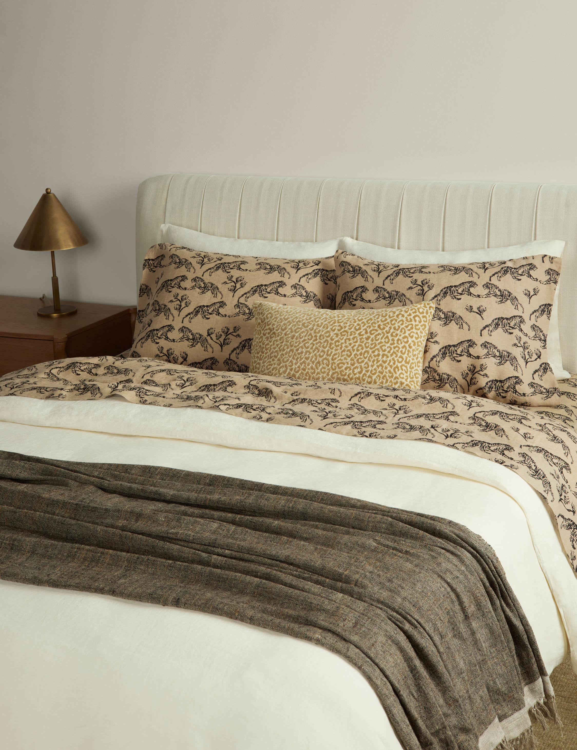 Lulu and Georgia Tiger Hemp Sheet Set - Thumbnail 2