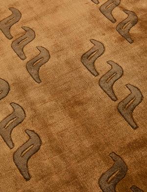 Tiikeri Hand-Loomed Viscose Rug Swatch by Sarah Sherman Samuel, Brown