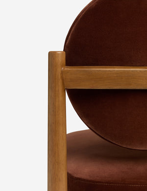 Open Box: Truett Dining Chair, Brandy Velvet