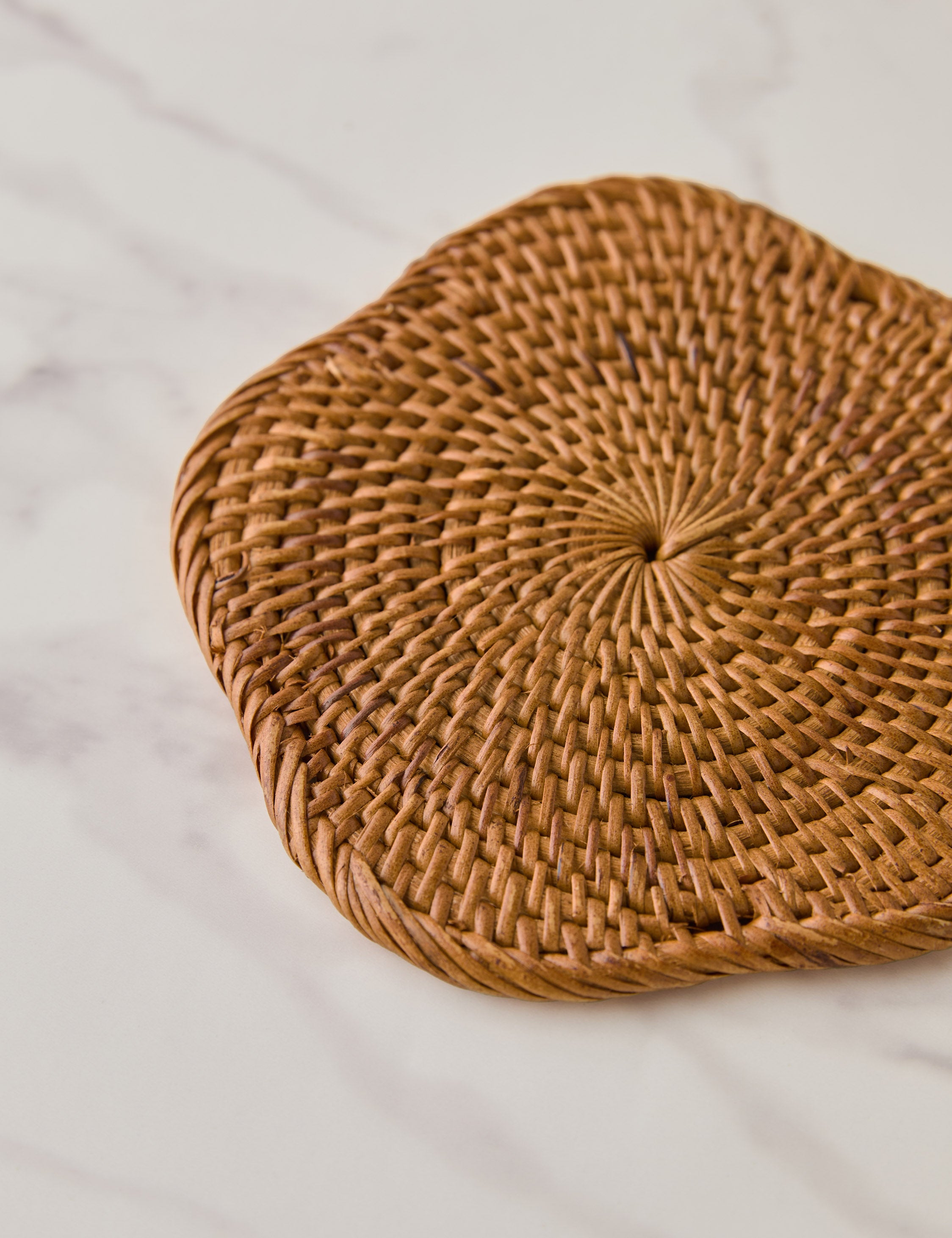 Lulu and Georgia Tyna Rattan Coasters - Thumbnail 2