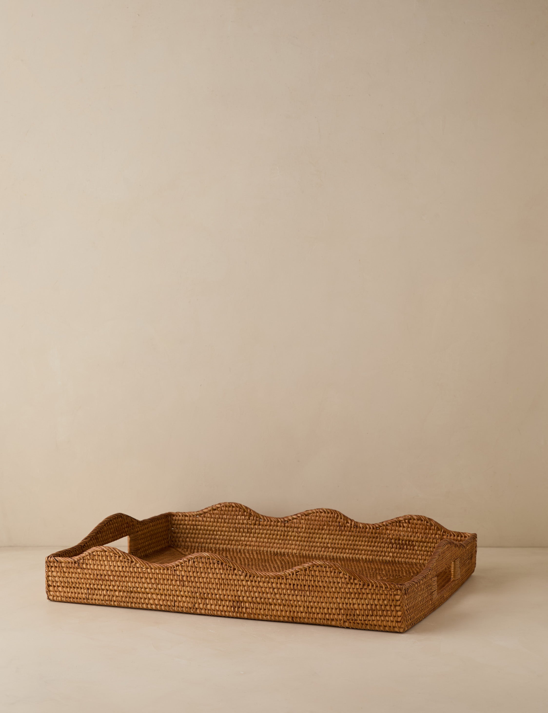 Lulu and Georgia Tyna Rattan Tray