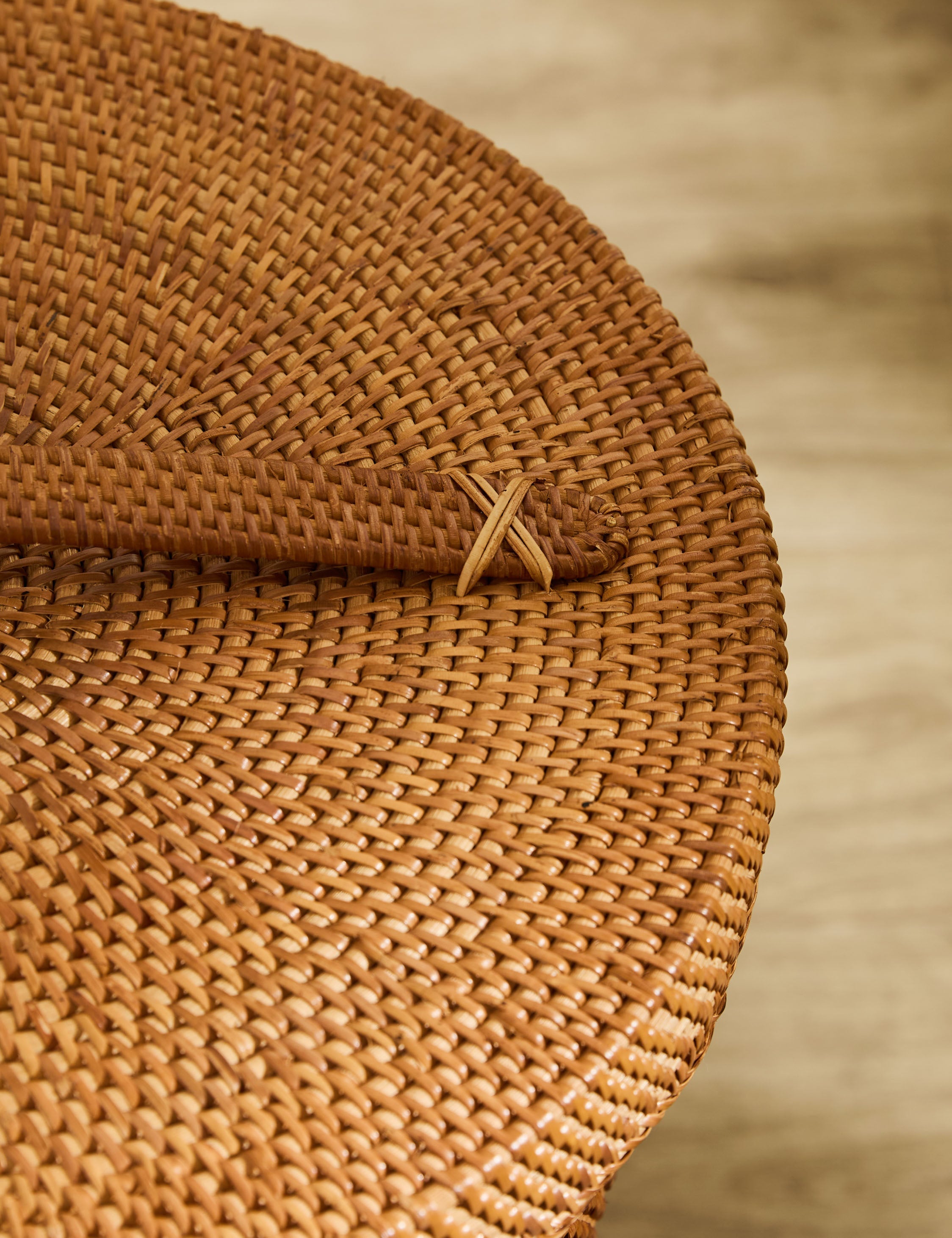 Lulu and Georgia Tyna Rattan Hamper - Thumbnail 2