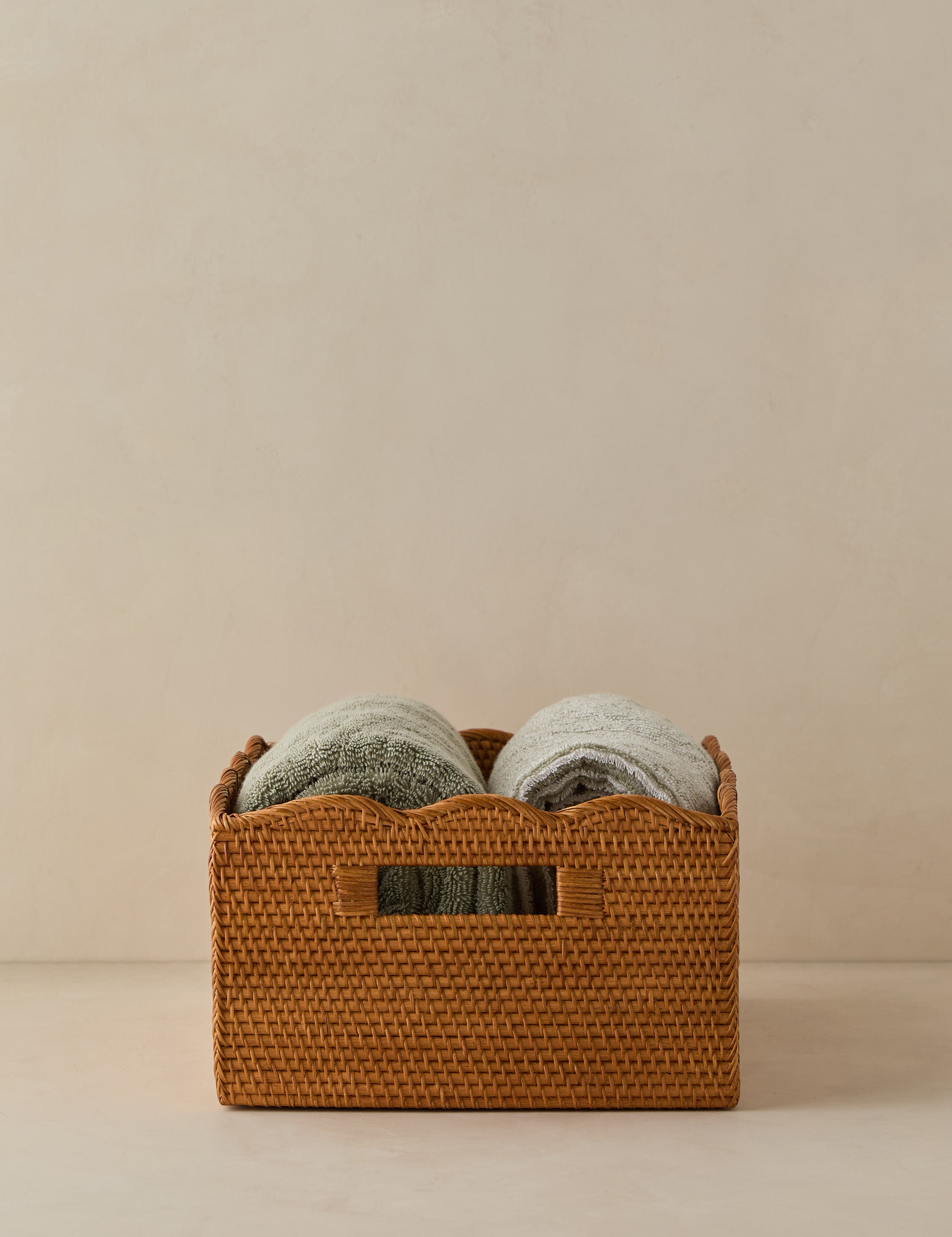 Tyna Rattan Storage Bin - Thumbnail 2