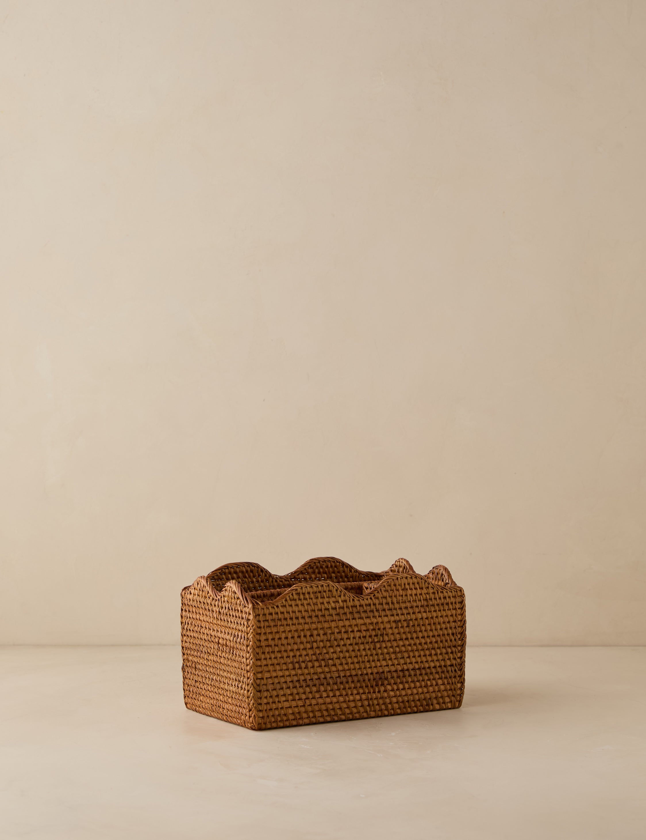 Lulu and Georgia Tyna Rattan Utensil Caddy