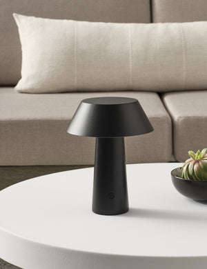Sanger Mini Cordless Table Lamp : Black