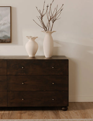 Moe's Home Collection York 6 Drawer Dresser Dark Brown Moe's Home Collection York 6 Drawer Dresser Dark Brown