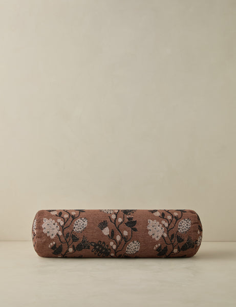 Vini Botanical Jacquard Bolster Pillow by Sarah Sherman Samuel