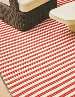 Volante Indoor / Outdoor Rug Swatch, Chili
