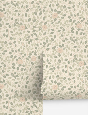 Scalamandre Solliden Wallpaper by Sandberg, Spring Green - Swatch