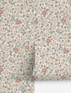 Scalamandre Solliden Wallpaper by Sandberg, Blue - Swatch