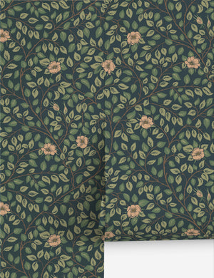 Scalamandre Solliden Wallpaper by Sandberg, Midnight Blue - Swatch