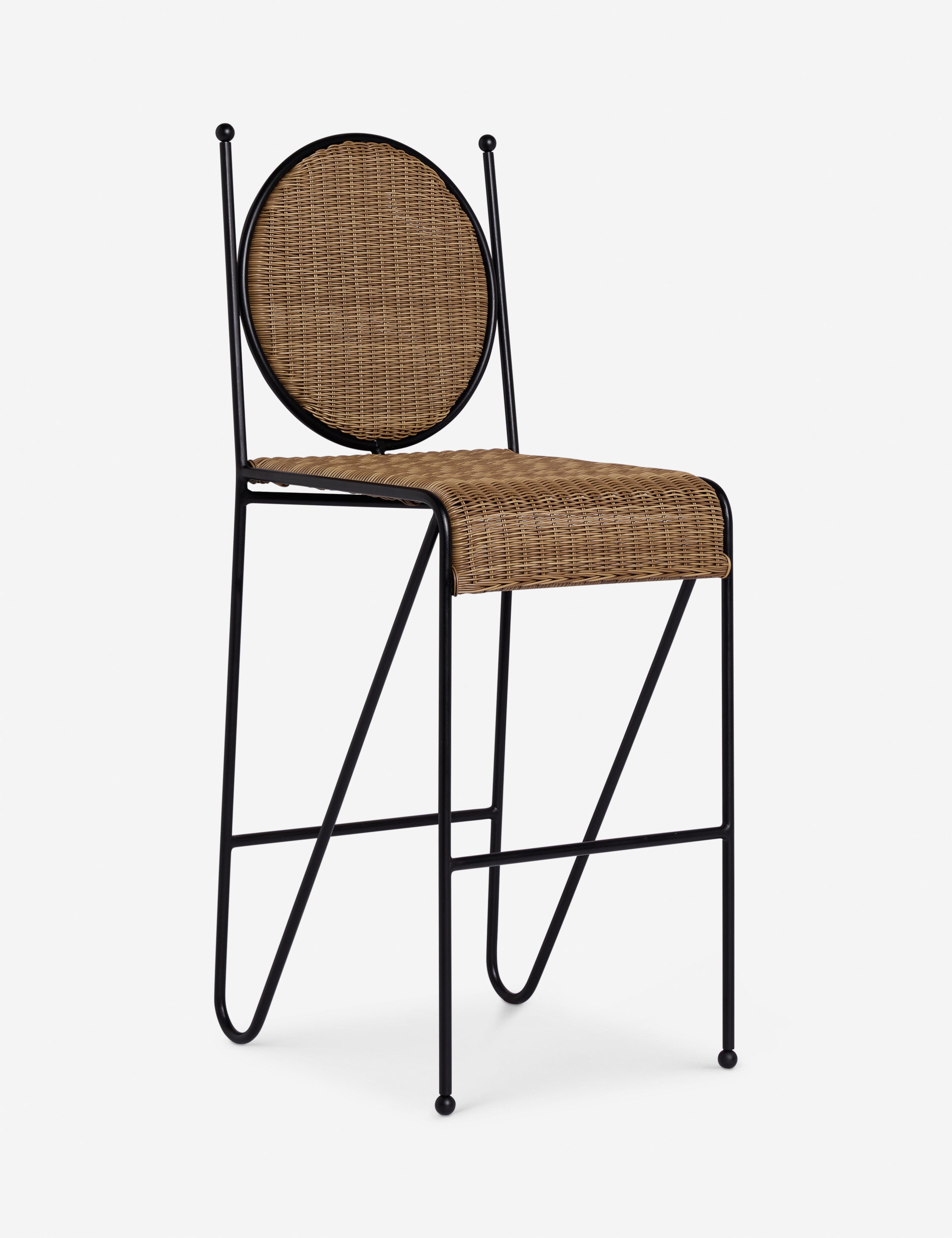 Open Box: Ziggy Outdoor Barstool, Natural by Sarah Sherman Samuel