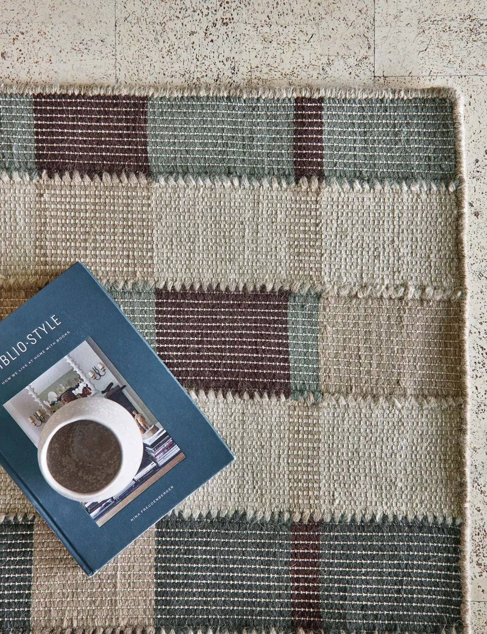 Marli Geometric + Striped Area Rug