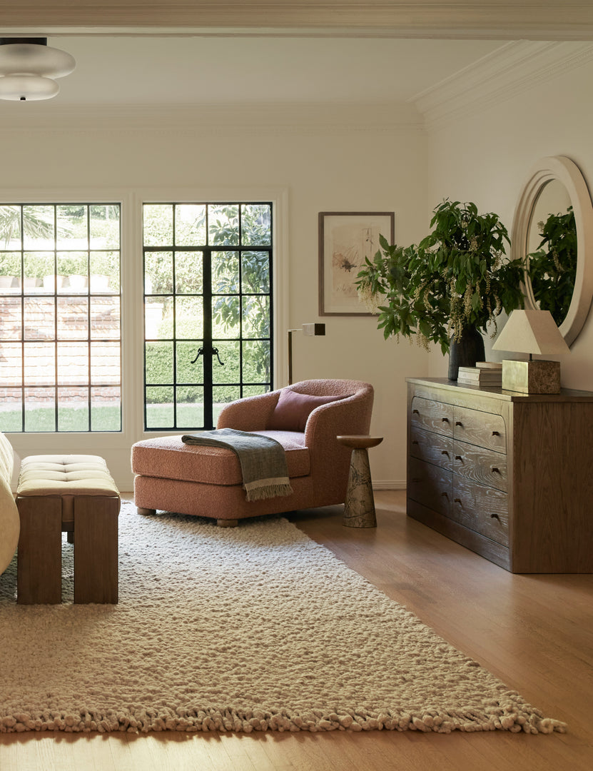 Lubrin Rug Furin Handwoven Wool Rug by DISC Interiors