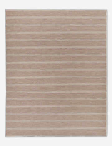 Custom Cheyenne Flatweave Wool Rug, Rose
