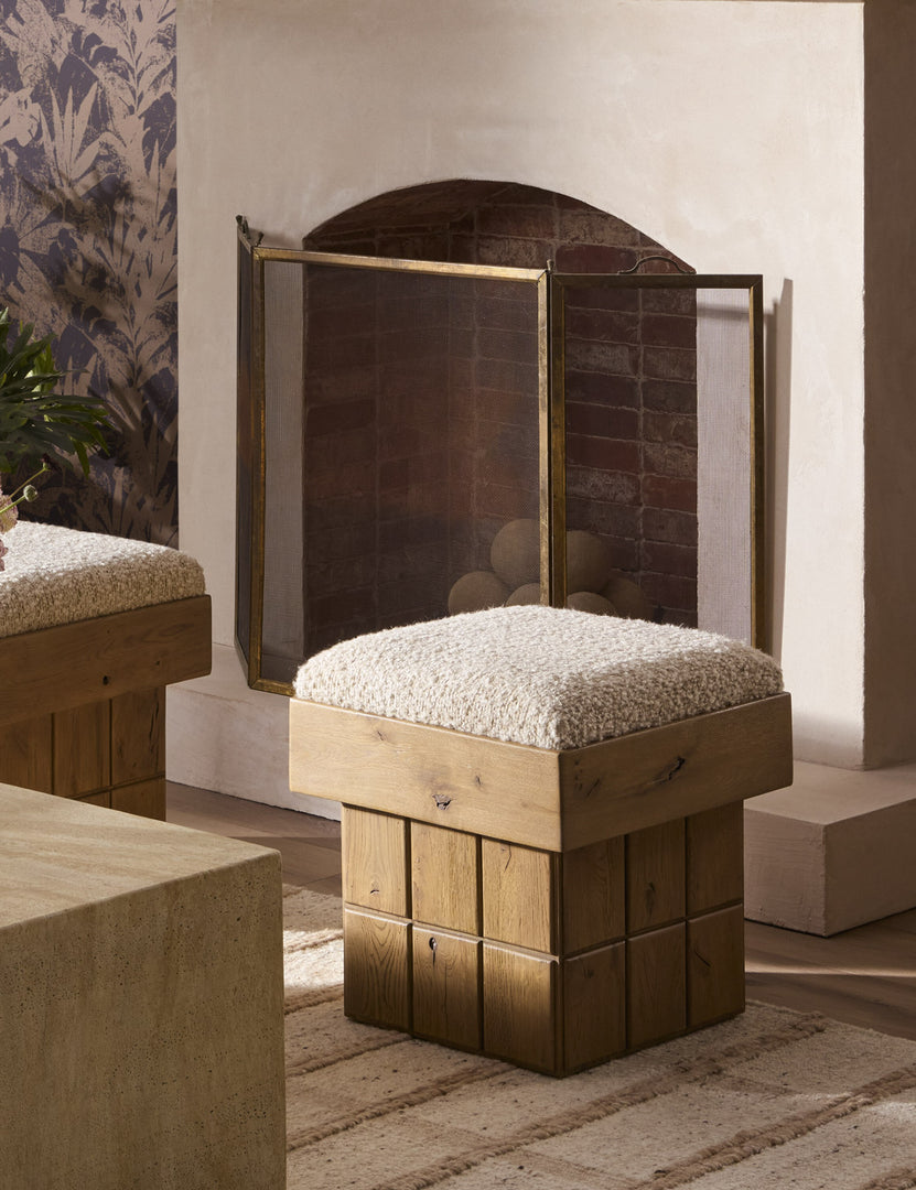 Nisha Square Stool