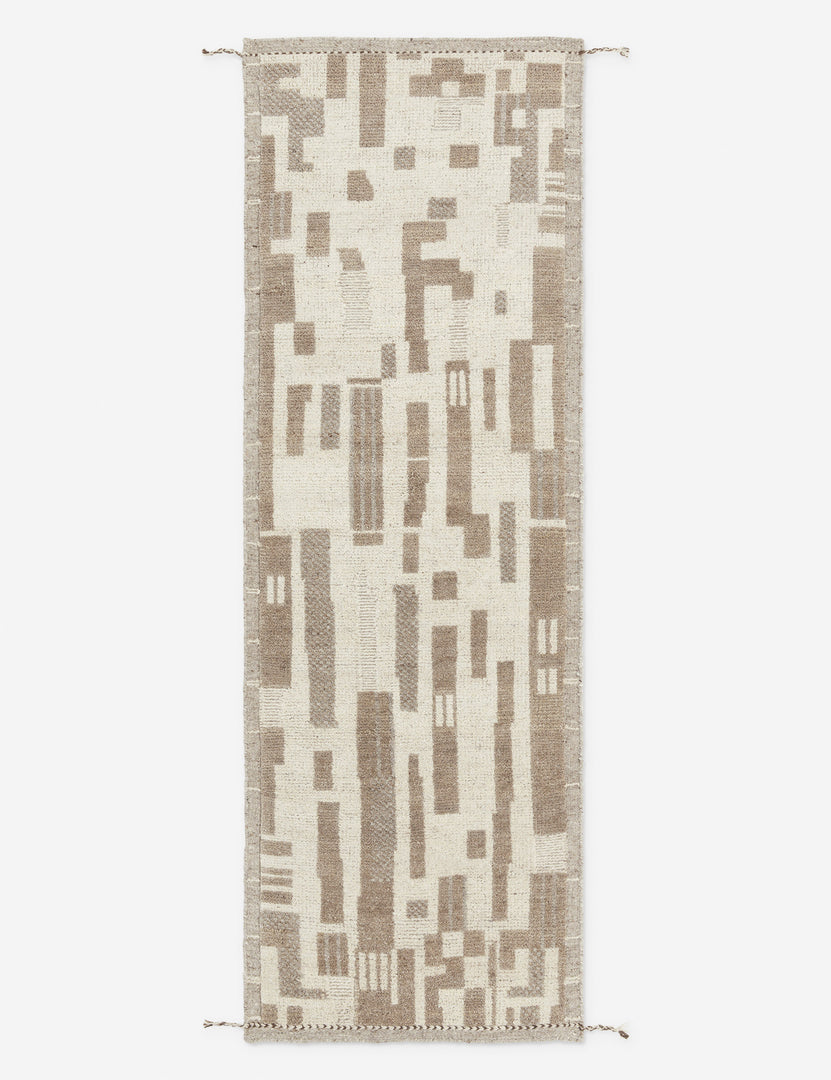 Lybian Rug Lyons Moroccan-Style Hand-Knotted Wool Rug