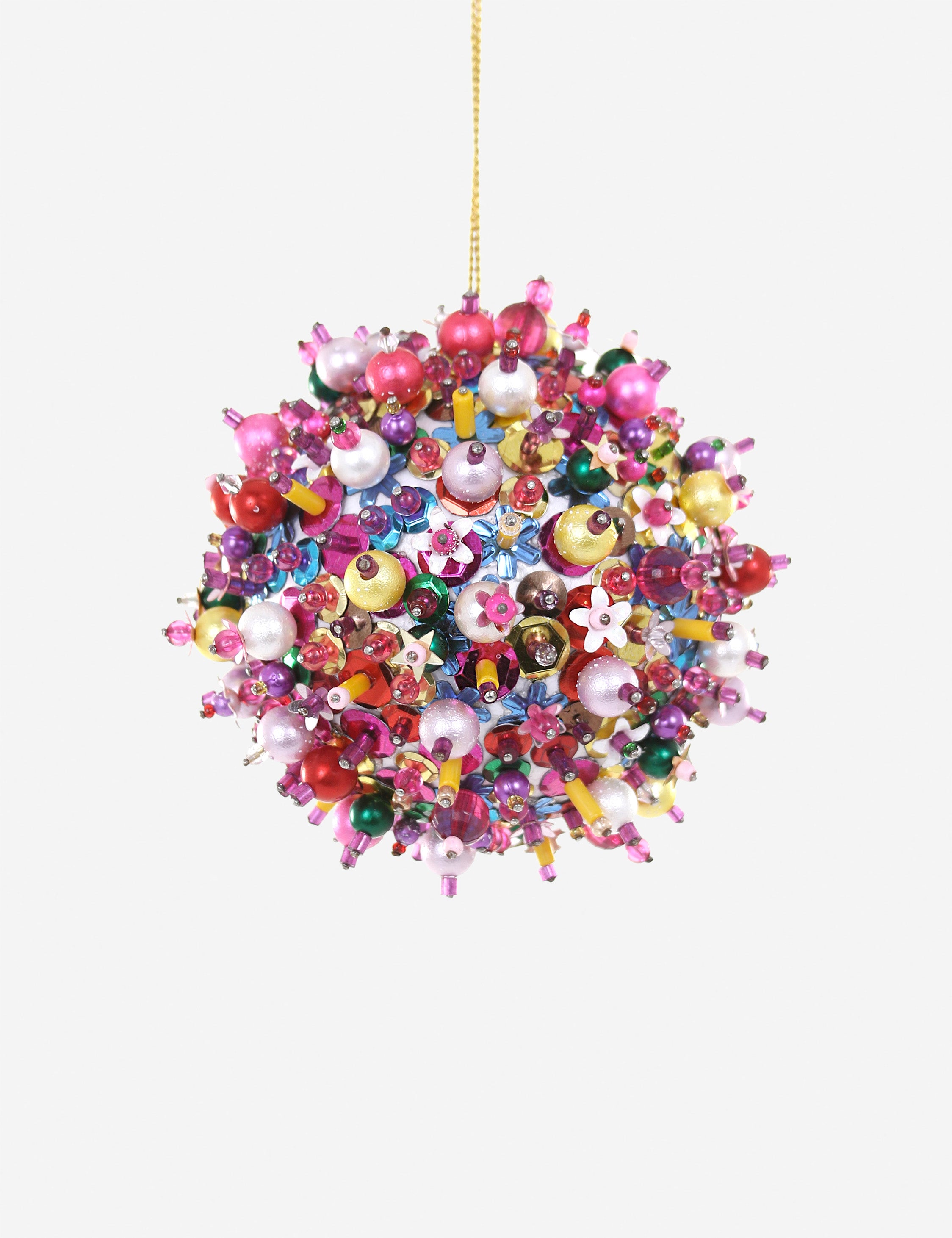 Magpie Sequin Bauble Ornament