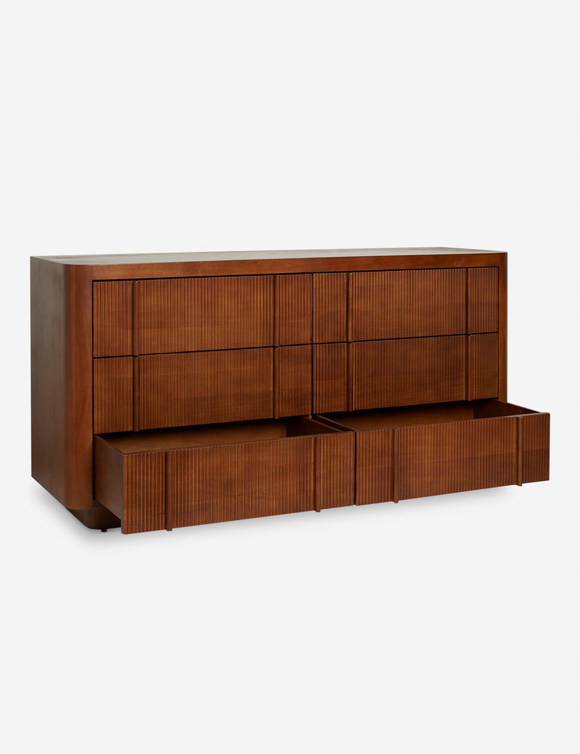 shamar mid century modern 6 drawer double dresser Merrit Dresser by Sarah Sherman Samuel in Pecan