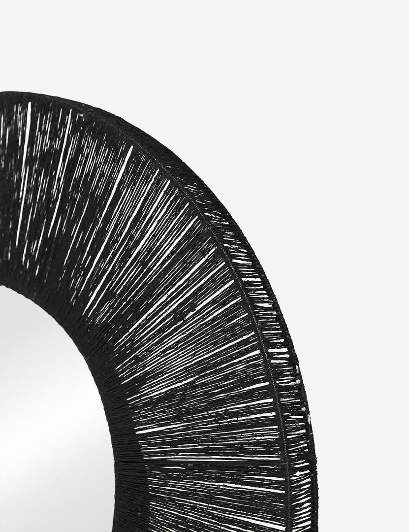 Carlotta Round Rattan Mirror
