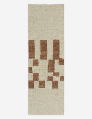 Mosaic Handwoven Wool Runner Rug by Elan Byrd.